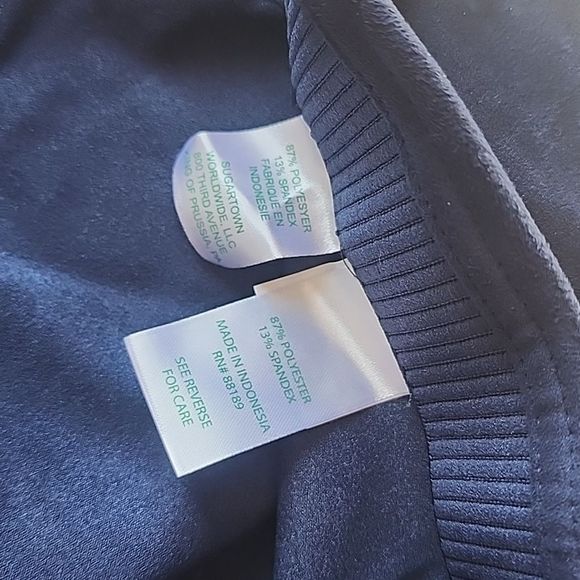 Lilly Pulitzer Anika High Rise Suede leggings True Navy Size 6 NWT - Picture 4 of 8